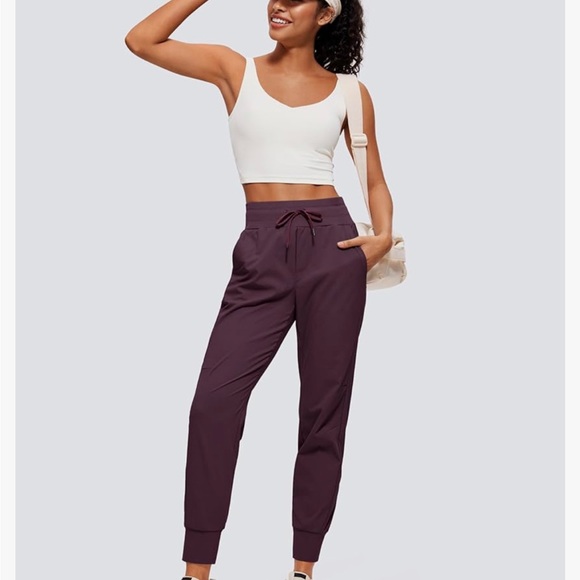 Lululemon dupe jogger burgundy arctic plum Medium - Picture 2 of 6